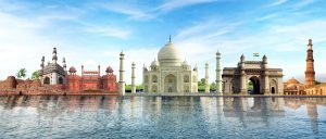 collage of indian landmarks